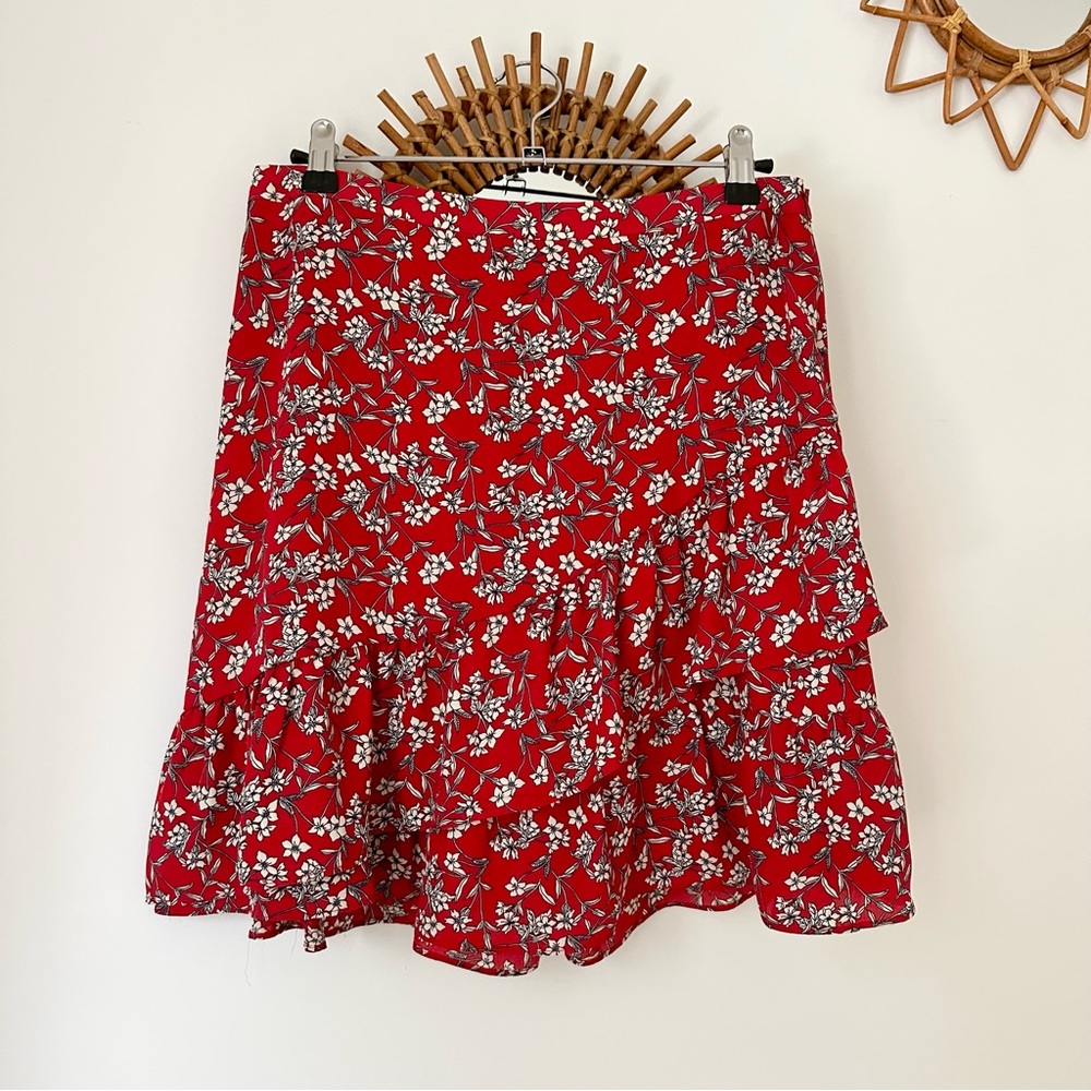 Banana Republic Ruffle Mini Skirt